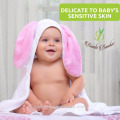 Serviette bébé en bambou bio à capuchonProduits doux et durables PremiumTowels Peaux sensibles à séchage rapide | BestShower cadeau pour fille